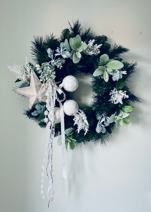 Faux Star Wreath